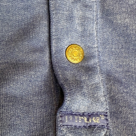 Greenline Sport Classic Blue and White Men's Shirt size L - Picture 4 of 9